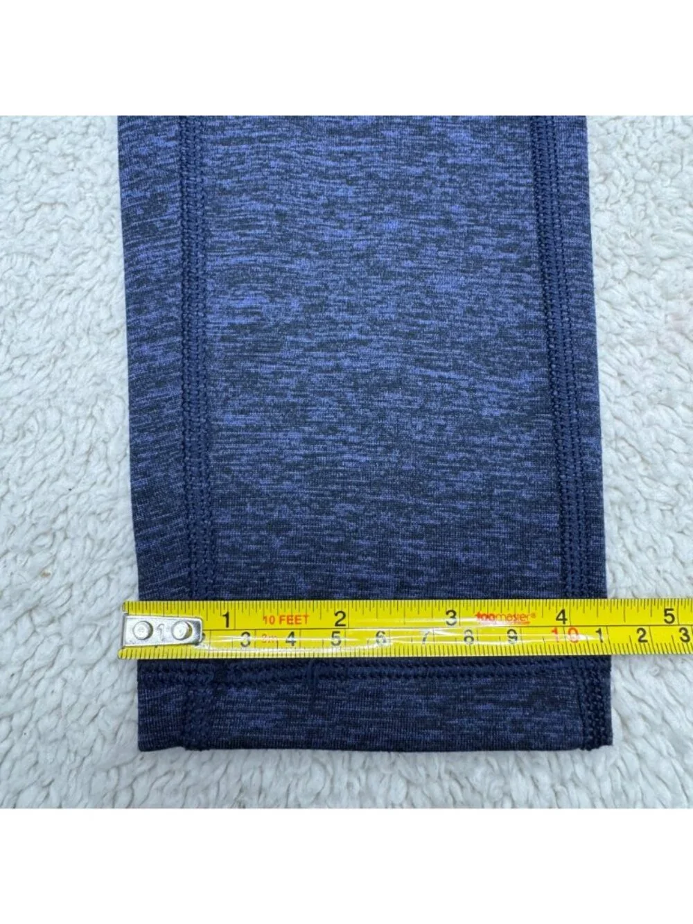 Aerie Chill Play Move Women's High Rise Legging Blue Pockets Workout, Size S - Picture 8 of 10